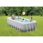 Intex Πισίνα PVC με Μεταλλικό Σκελετό 400x200x100εκ.